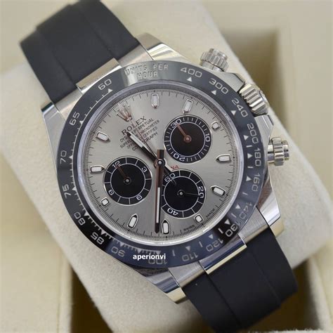 rolex daytona black dial silver bezel